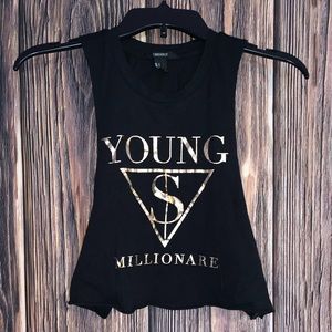 “Young Millionaire” Crop Top